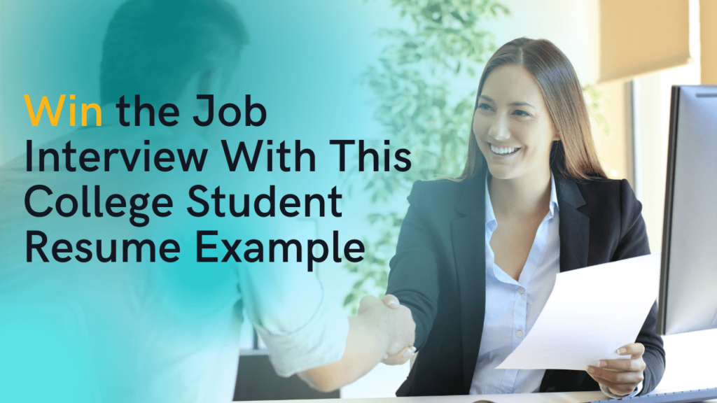 How to make a student resume