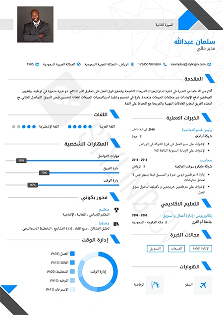 سيرة ذاتية مجانية 2023